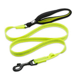 Nylon reflective comfort dog traction rope