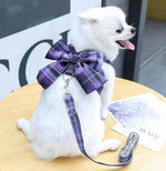 Pet leash dog cat clothes vest type leash