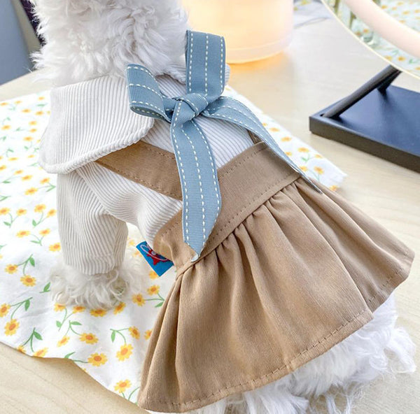 Pet dog cat spring and summer new skirt