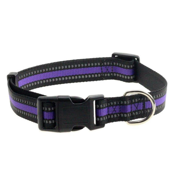 Nylon reflective traction rope collar set