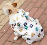 Bull dog raincoat puppy dog waterproof clothes