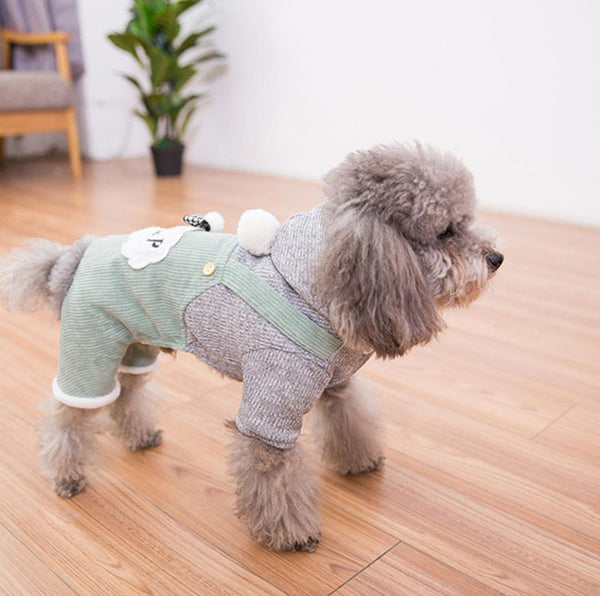 Nouveaux vêtements pour chiots chauds et épais d'automne et d'hiver