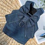 Pet Denim Skirts Walking the Dog Leashing Clothes