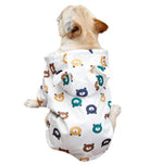 Bull dog raincoat puppy dog waterproof clothes