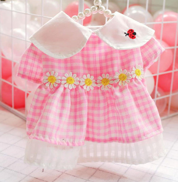 Pet dog cat spring and summer new skirt