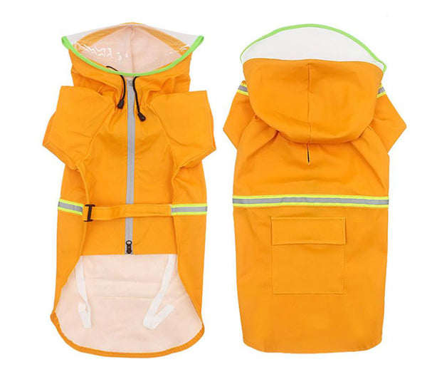 New medium and large dog raincoat