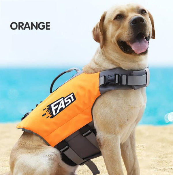 New Reflective Printed Pet Dog Life Jacket Dog Swimming Suit Dog Swimming Supplies Dog Swimwear Vest