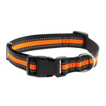 Nylon reflective traction rope collar set