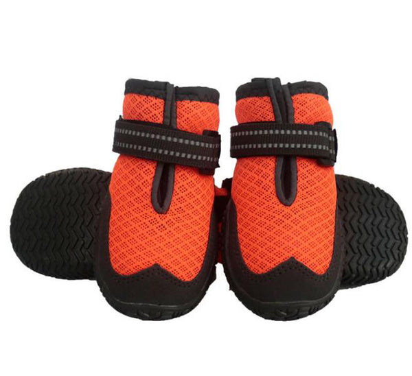 New small, medium and large dogs outdoor mountaineering wear-resistant waterproof pet shoes