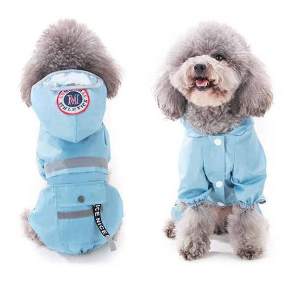 New medium and small dog raincoat