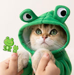 Autumn and winter hooded sweater funny cute cat feet pet clothes