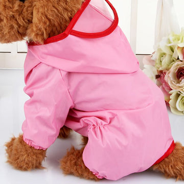 Small medium dog raincoat