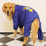 Big dog raincoat hooded