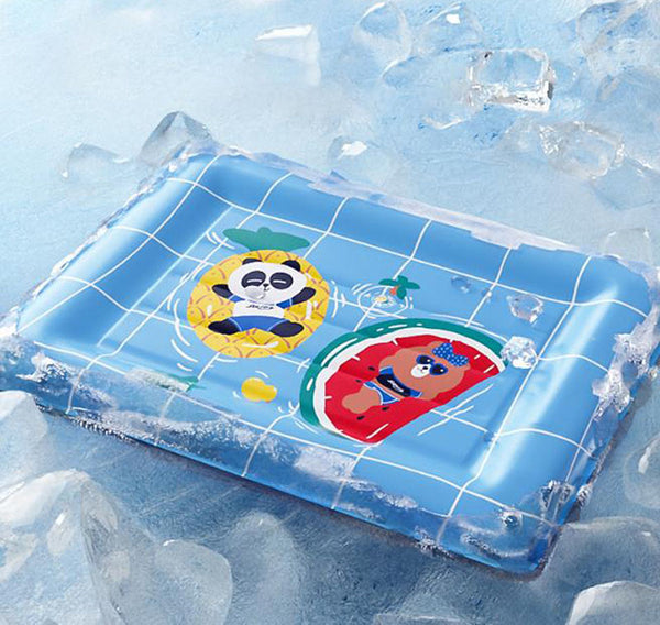 New pet ice pad cartoon printing cat small and medium dog kennel pad