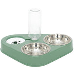 Trois bols d'eau potable automatique pour chiens et chats